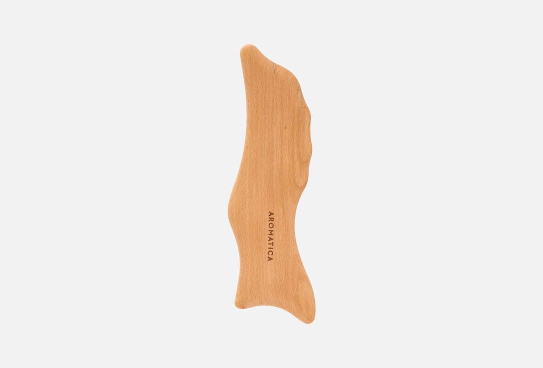 Изображение товара массажер для лица и тела Aromatica WOOD DOLPHIN FACE & BODY MASSAGE TOOL