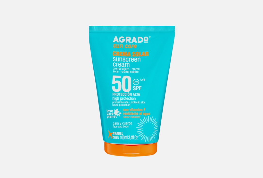 

Солнцезащитный крем SPF50 AGRADO, Sunscreen cream 100 мл