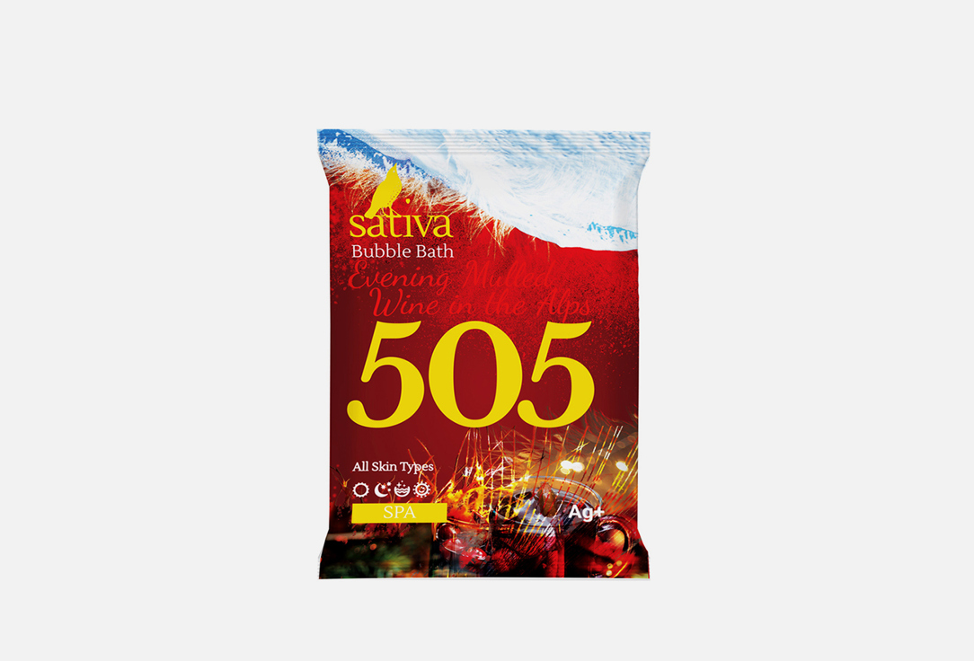 

Пена для ванны SATIVA, Вечерний глинтвейн в Альпах №505 15 г