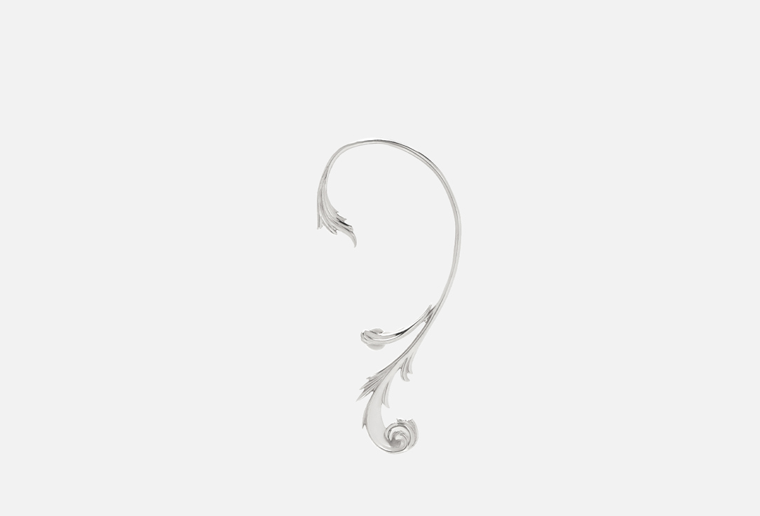 Кафф серебряный LUTA На левое ухо в барочном стиле 1 шт luta jewelry позолоченный кафф из серебра на левое ухо в барочном стиле
