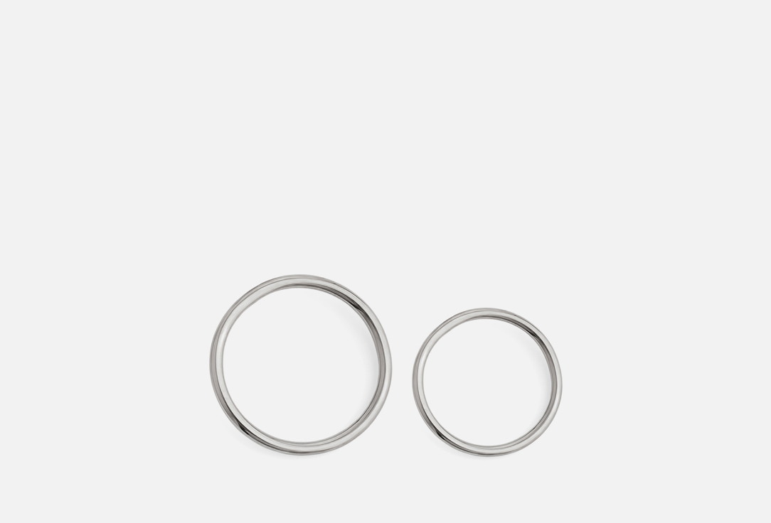 Изображение товара Сет из серебряных колец LUTA фаланговые Sparkling для женщин