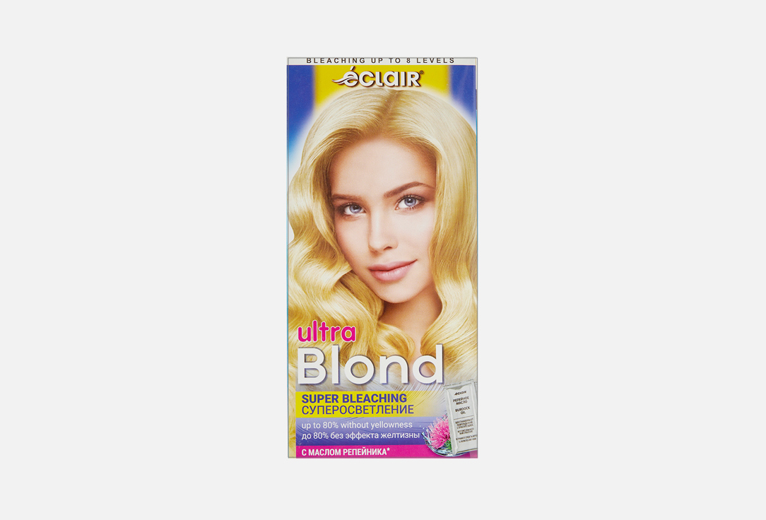 Осветлитель для волос ECLAIR Ultra Blond 100 мл eclair super blond осветлитель для волос