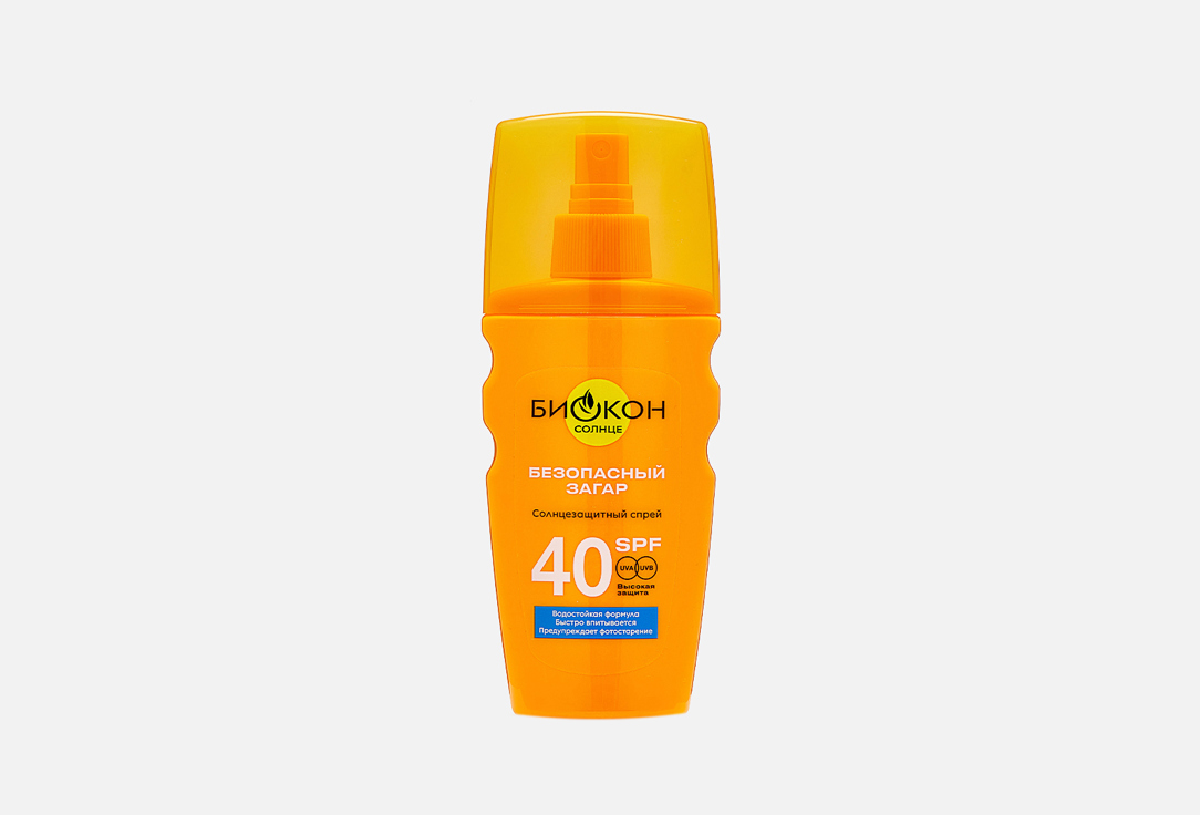 Изображение товара Солнцезащитный спрей для тела SPF 40 Биокон Sunscreen spray