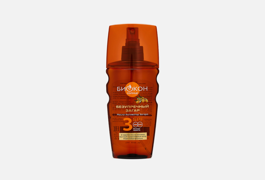 Масло-активатор загара для тела SPF 3 БИОКОН Tan-Activating Oil 160 мл