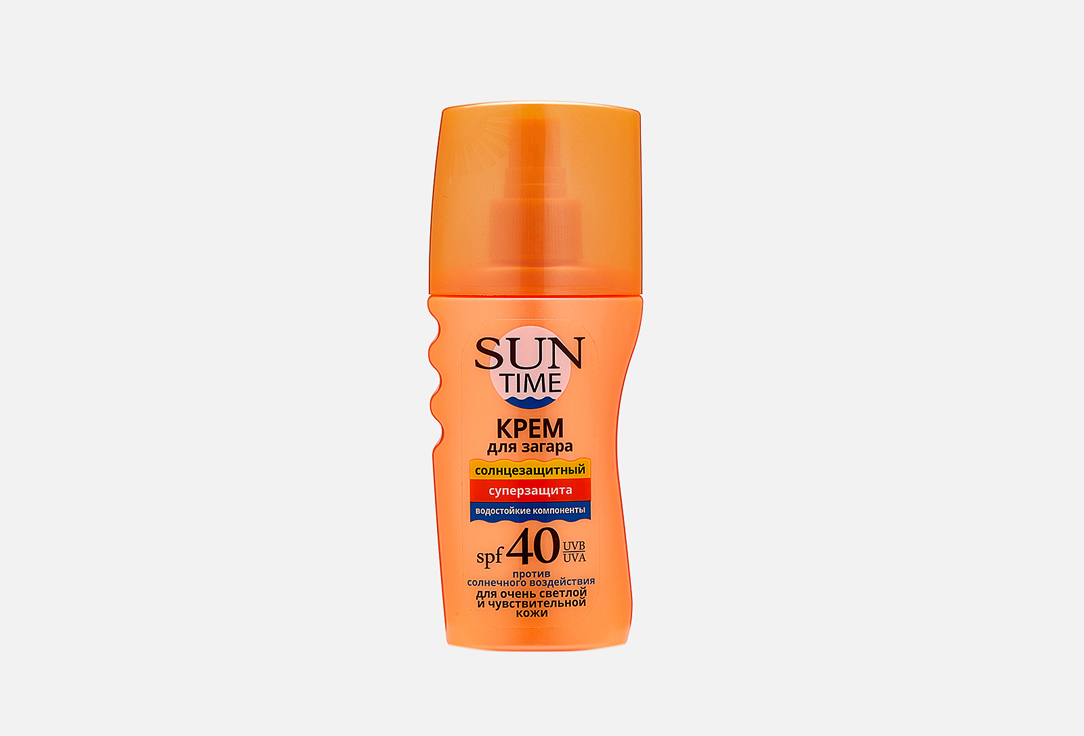цена Солнцезащитный крем для тела SPF 40 SUN TIME Sunscreen spray 150 мл