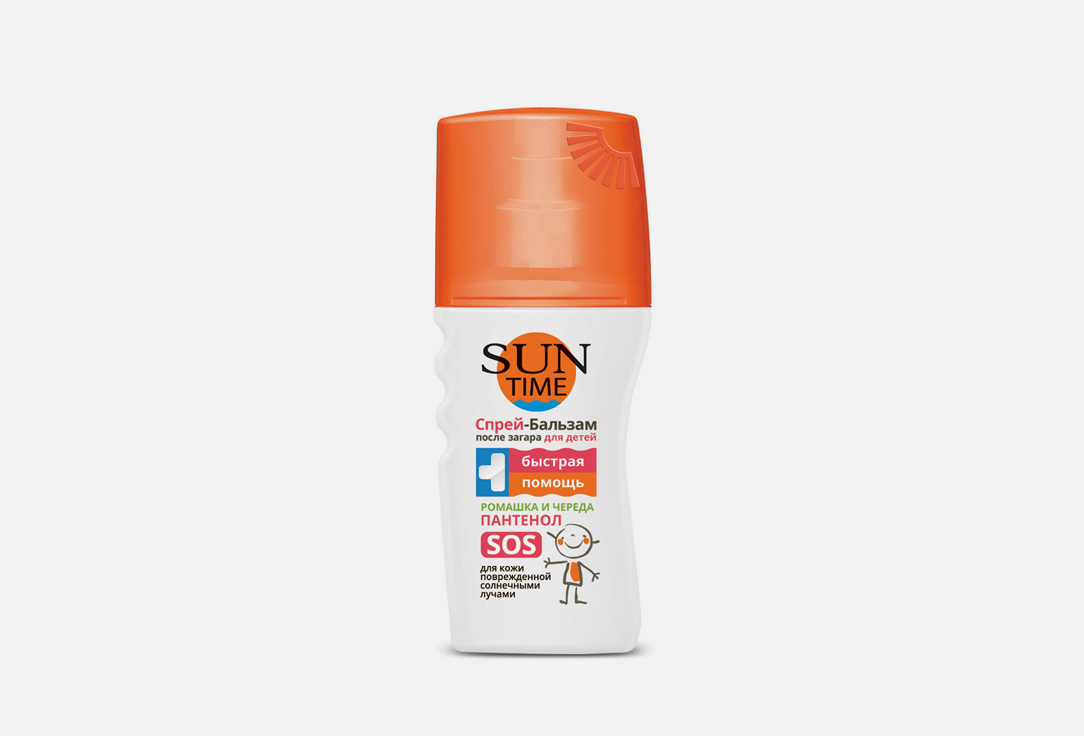 цена Спрей-бальзам после загара для тела SUN TIME After Sun Spray-balm 150 мл