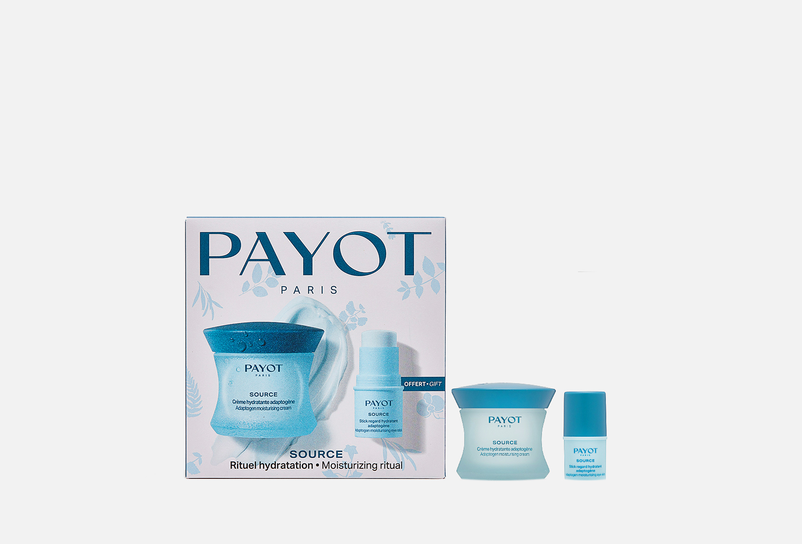 PAYOT Набор для увлажнения кожи лица и области вокруг глаз SOURCE 1 шт ...
