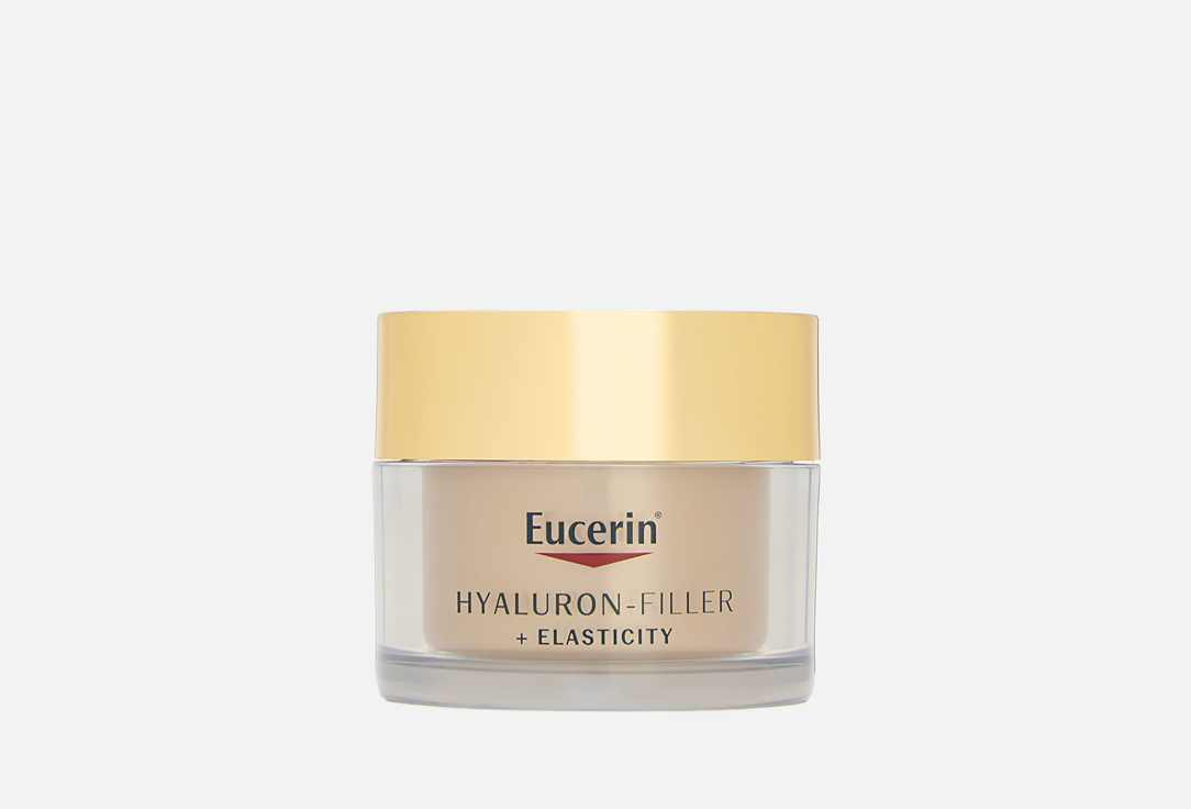 Антивозрастной ночной крем для лица против пигментации EUCERIN Hyaluron-Filler and Elasticity 50 мл