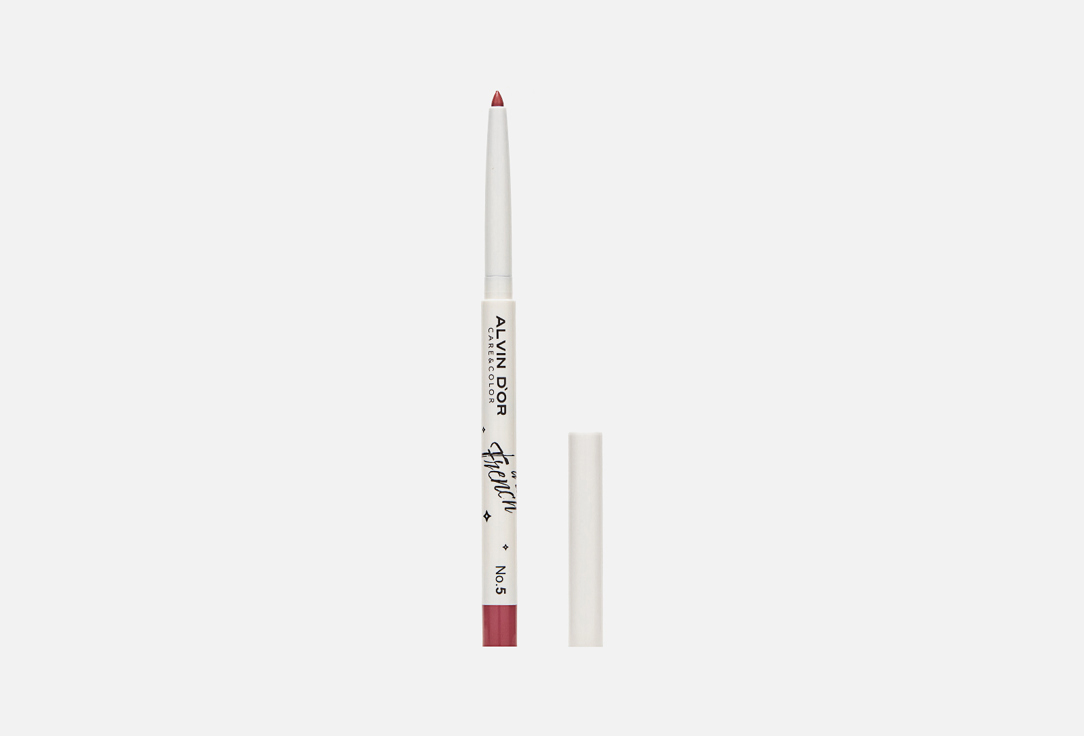 Карандаш для губ Alvin D'or Waterproof gel lip pencil 05 тон сosmic (базиликовый)