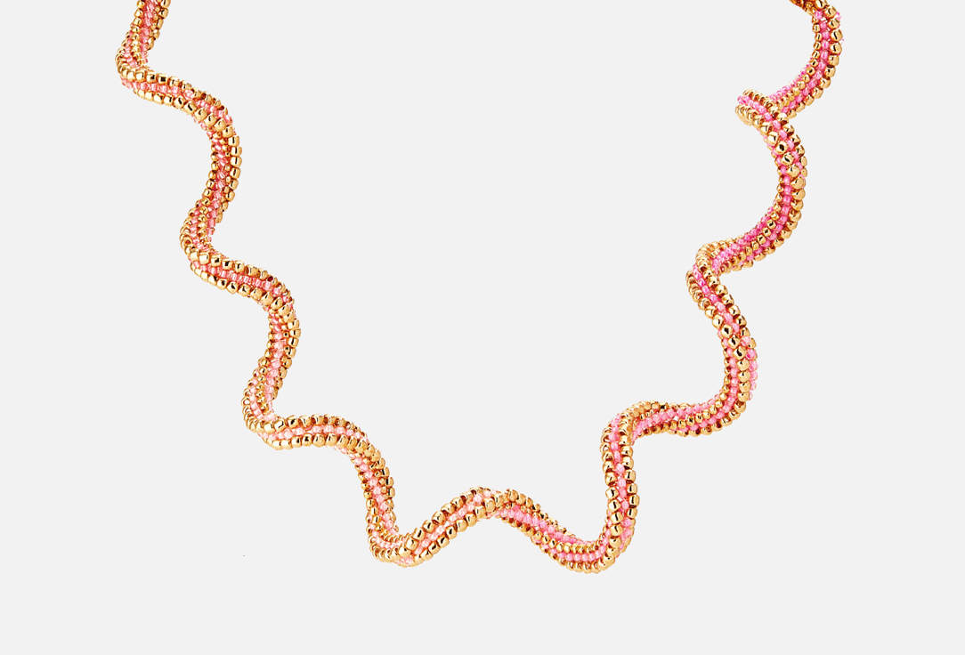 Изображение товара колье Beaded Breakfast Spiral necklace Pink