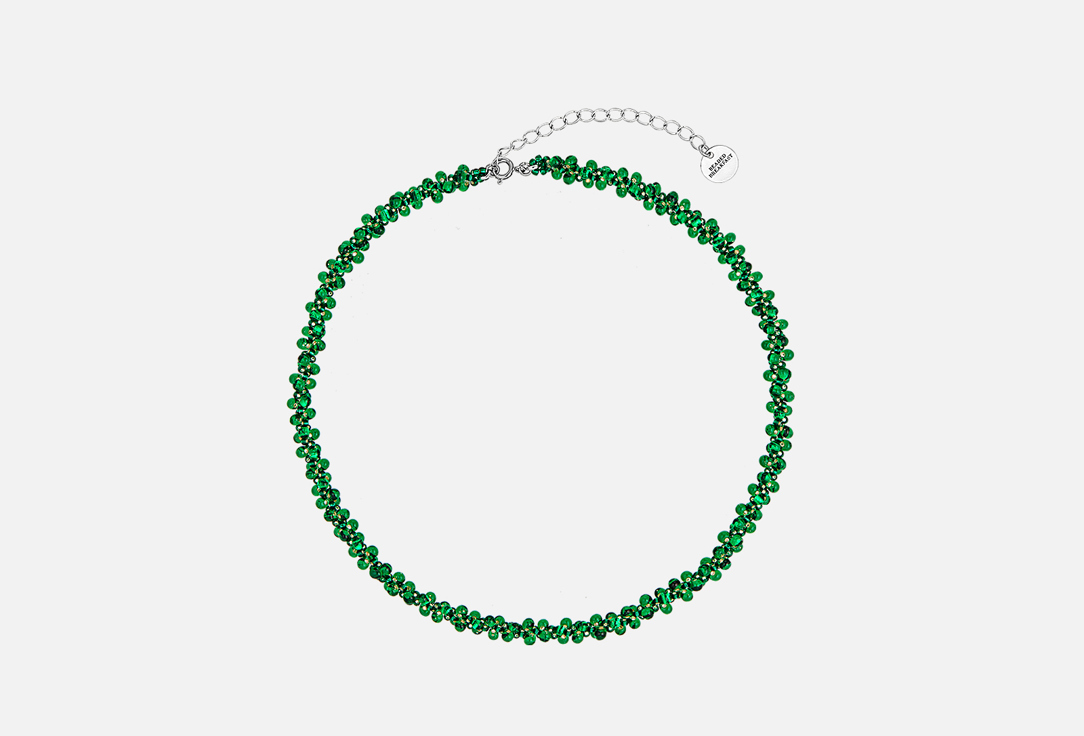 Изображение товара Колье-жгут Beaded Breakfast Фигурный бисер Зеленый