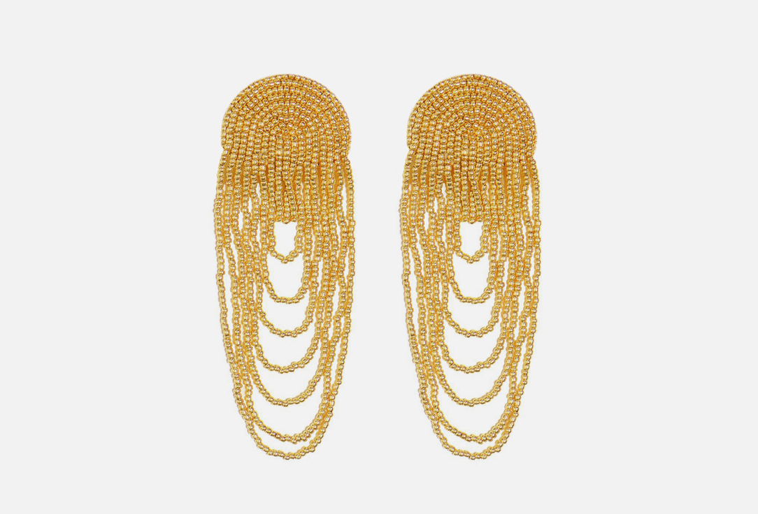 

Серьги-медузы BEADED BREAKFAST, Золотой 2 шт