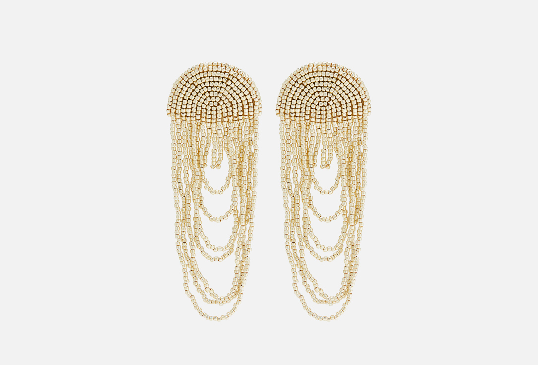 серьги BEADED BREAKFAST Jellyfish earrings Silver 2 шт