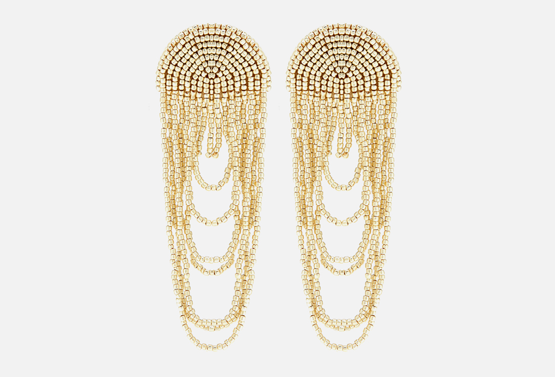 

серьги BEADED BREAKFAST, Jellyfish earrings Silver 2 шт