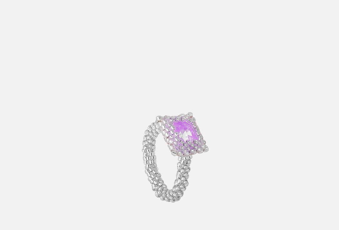 кольцо BEADED BREAKFAST Engagement beaded ring Violet 16 мл