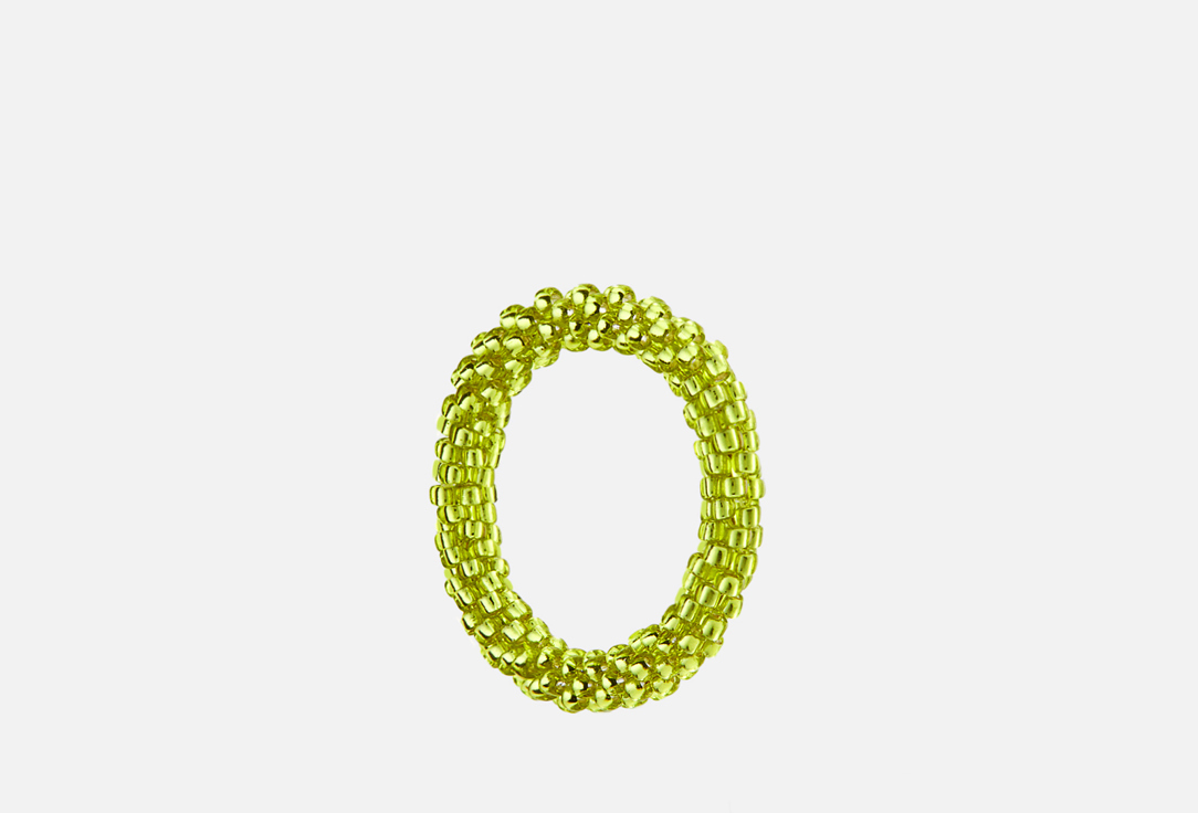 кольцо BEADED BREAKFAST Simple beaded ring Green 16 мл