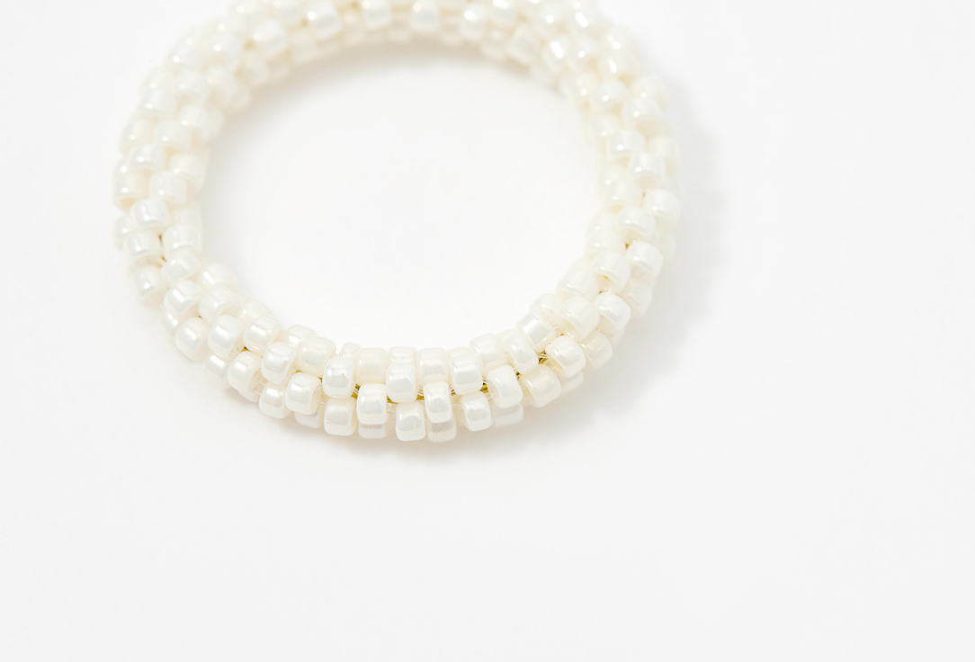 

кольцо BEADED BREAKFAST, Simple beaded ring Transperent 16 мл