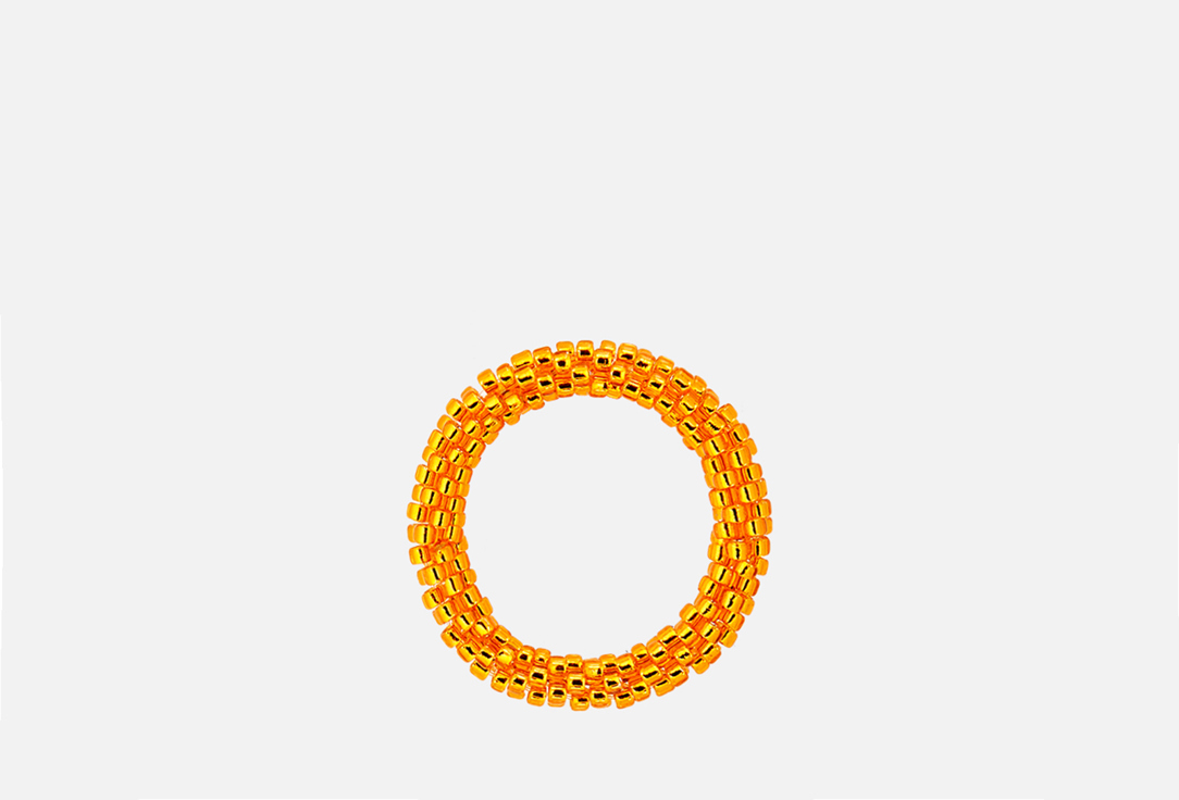 кольцо BEADED BREAKFAST Simple beaded ring Orange 17 мл кольцо beaded breakfast simple beaded ring gold 17 мл