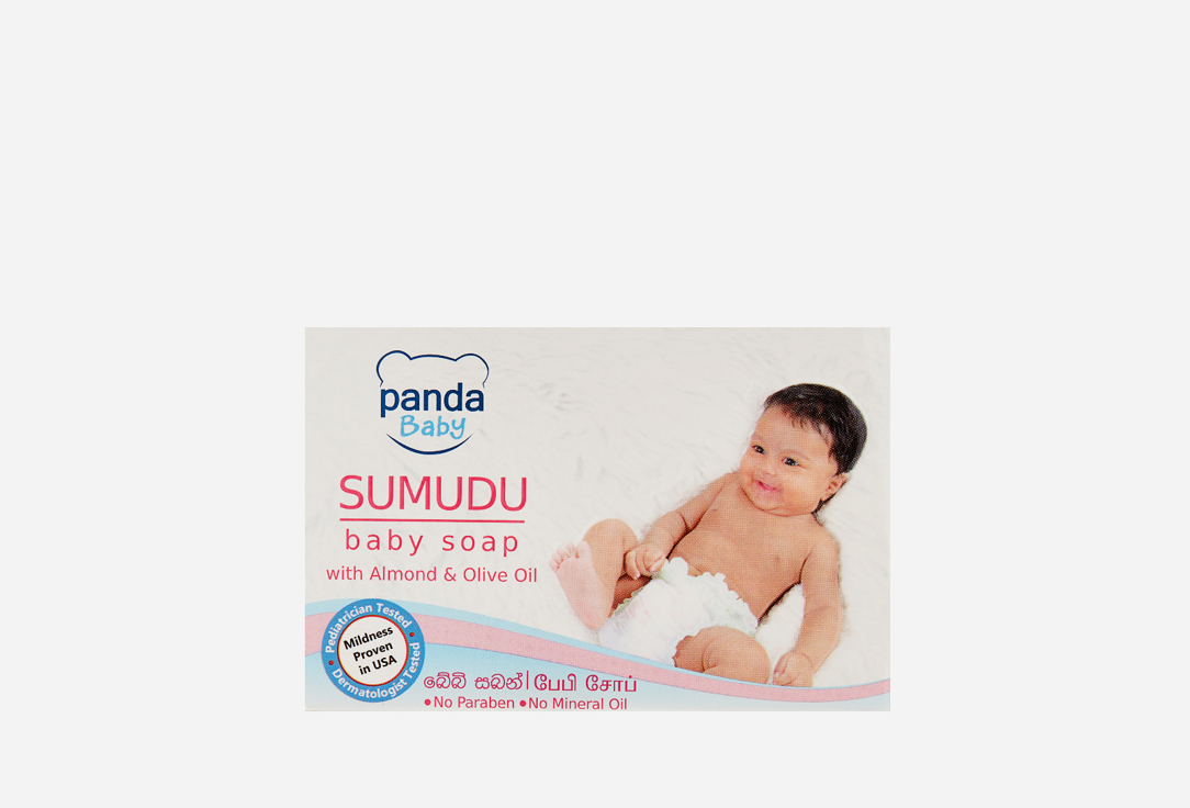 Твердое мыло NATURES SECRETS PANDA BABY Sumudu Baby Soap 75 г твердое мыло natures secrets panda baby sumudu baby soap 75 г