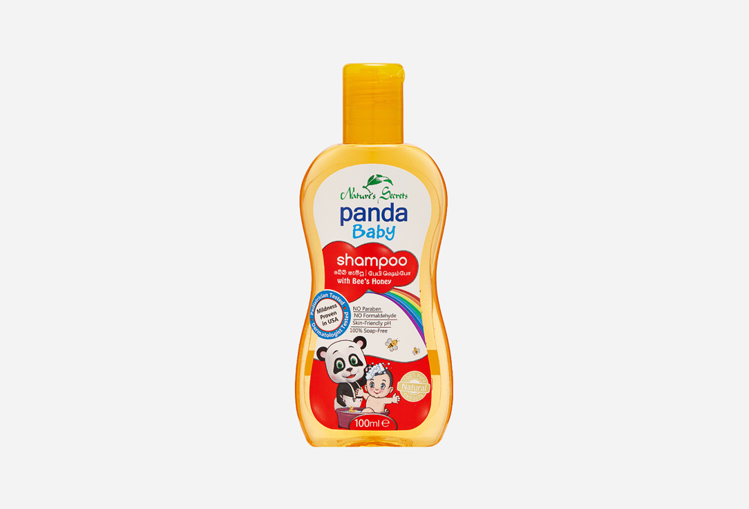 цена Шампунь для волос NATURES SECRETS PANDA BABY Bee's Honey baby shampoo 100 мл