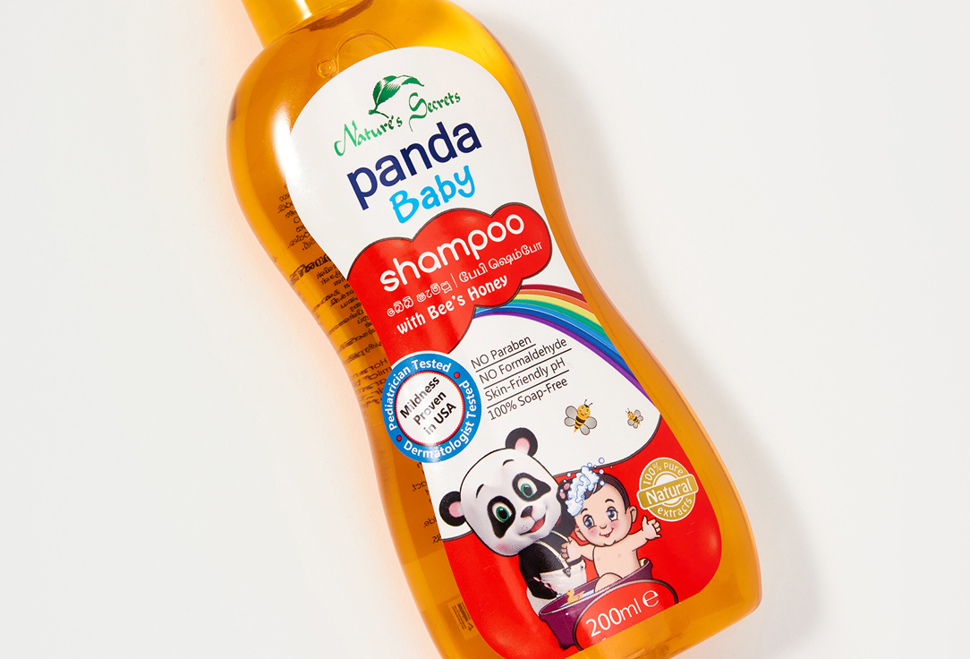 Шампунь для волос Natures Secrets panda Baby Bee's Honey baby shampoo  