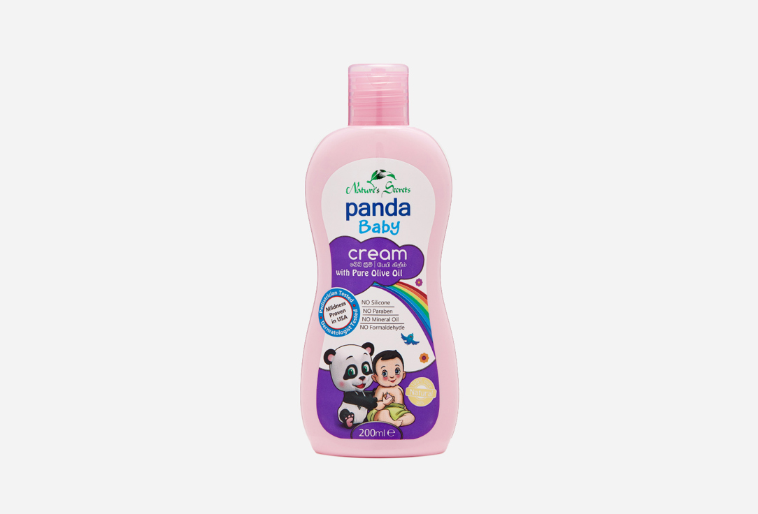 Крем для тела NATURES SECRETS PANDA BABY Pure Olive Oil baby cream 200 мл let s make 1pc baby rattle toys play gym olive oil beech wooden rodent animal koala elephant pendant hanging baby wood bed bell