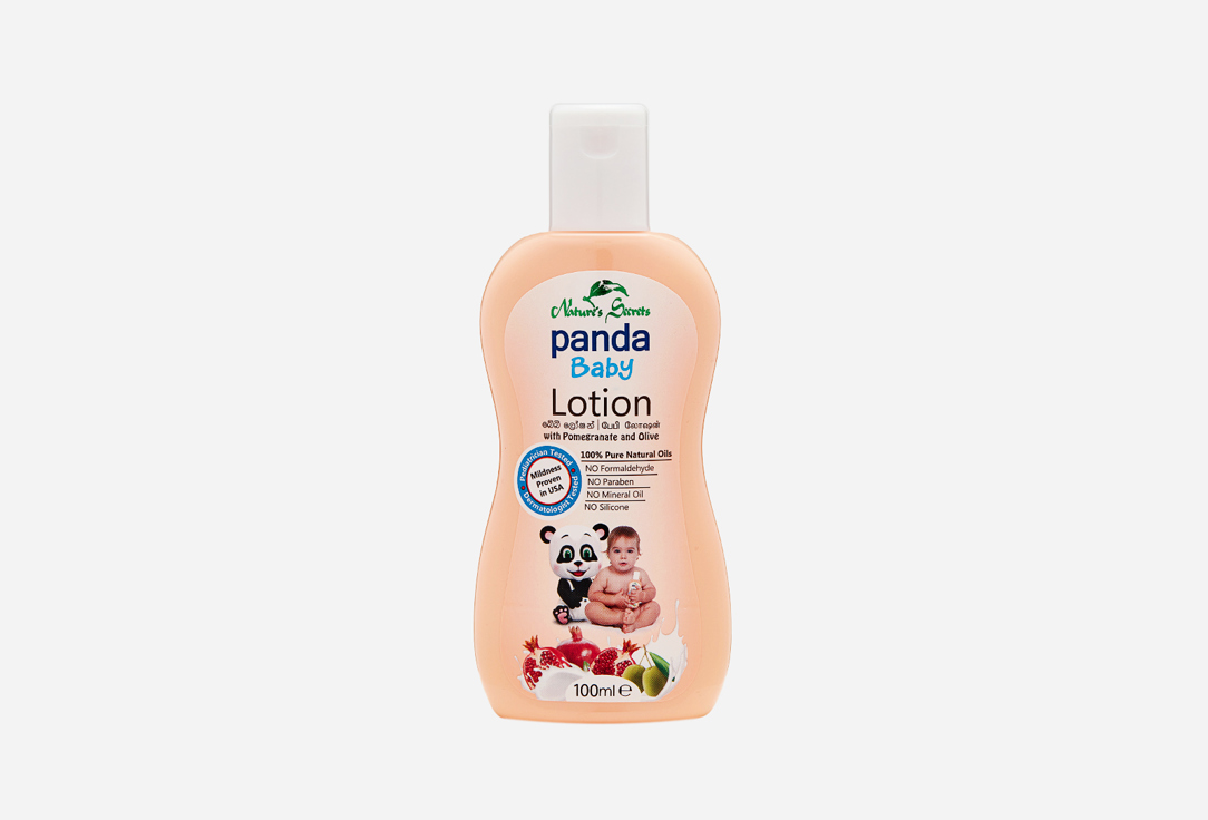 Лосьон для тела NATURES SECRETS PANDA BABY Pomegranate and Olive baby lotion 100 мл твердое мыло natures secrets panda baby sumudu baby soap 75 г