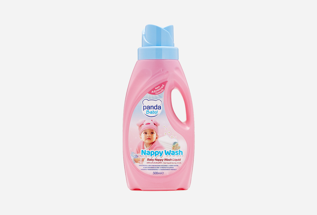 Жидкое средство для стирки детских вещей NATURES SECRETS PANDA BABY Baby Nappy Wash Liquid 500 мл