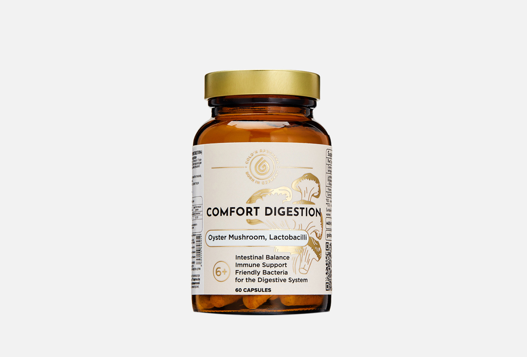 БАД для улучшения пищеварения GOLD’N APOTHEKA Comfort digestion бифидобактерии, витамин С 60 шт