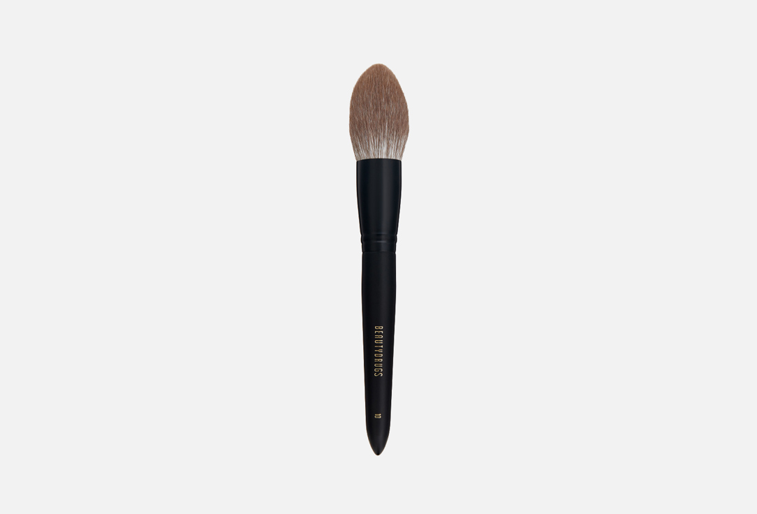 цена Кисть для нанесения сухих текстур BEAUTYDRUGS Makeup Brush 10 Tapered Powder Brush 1 шт