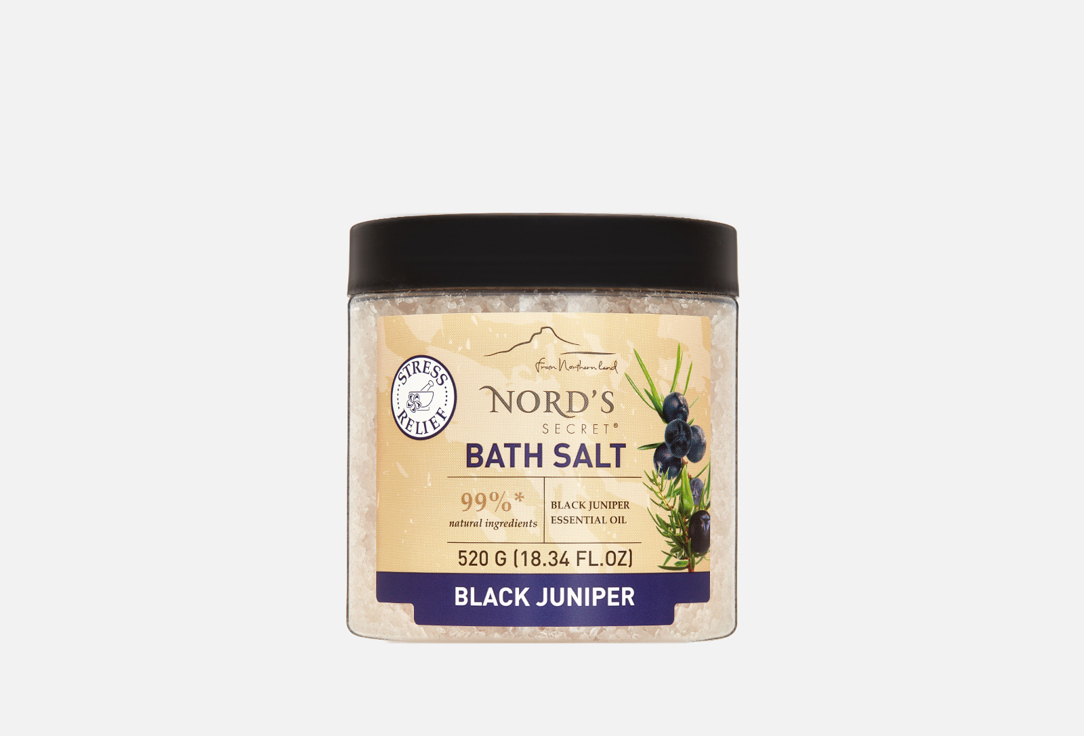 Соль для ванн NORDS SECRET  BLACK JUNIPER 