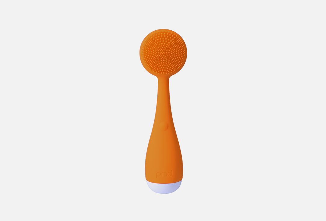 силиконовая щёточка для очищения pmd beauty clean mini yellow 1 шт Силиконовая щёточка для очищения PMD BEAUTY Clean Mini Orange 1 шт