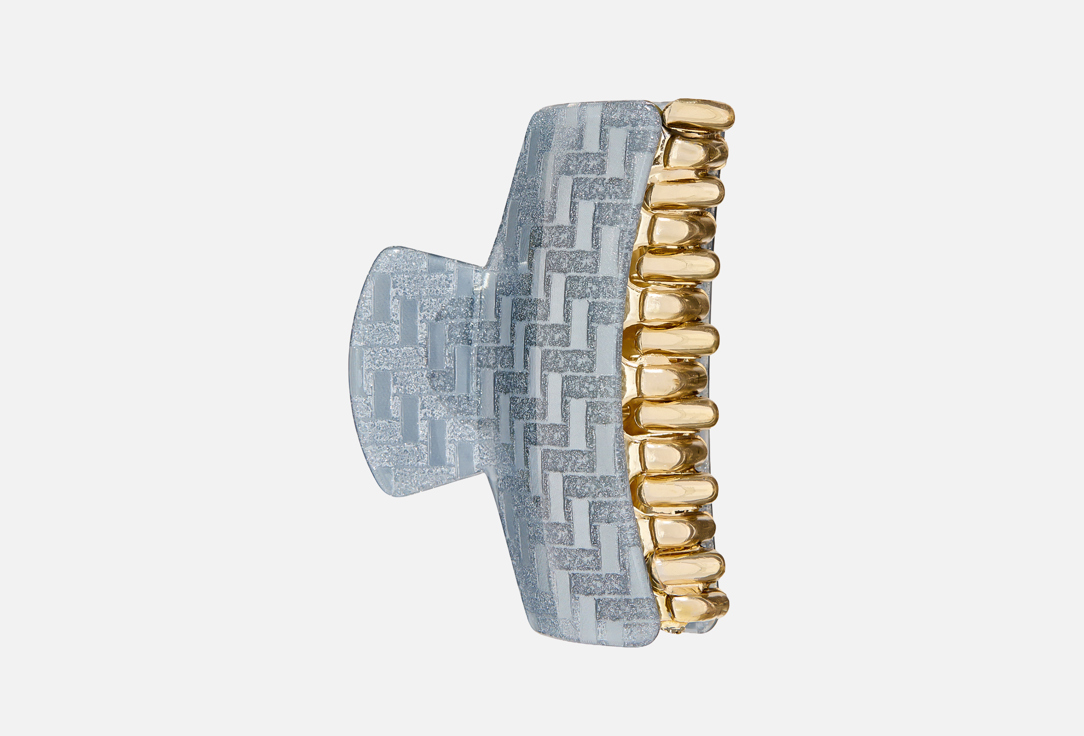 Изображение товара Заколка-краб для волос B&H синяя 7 см пластиковая