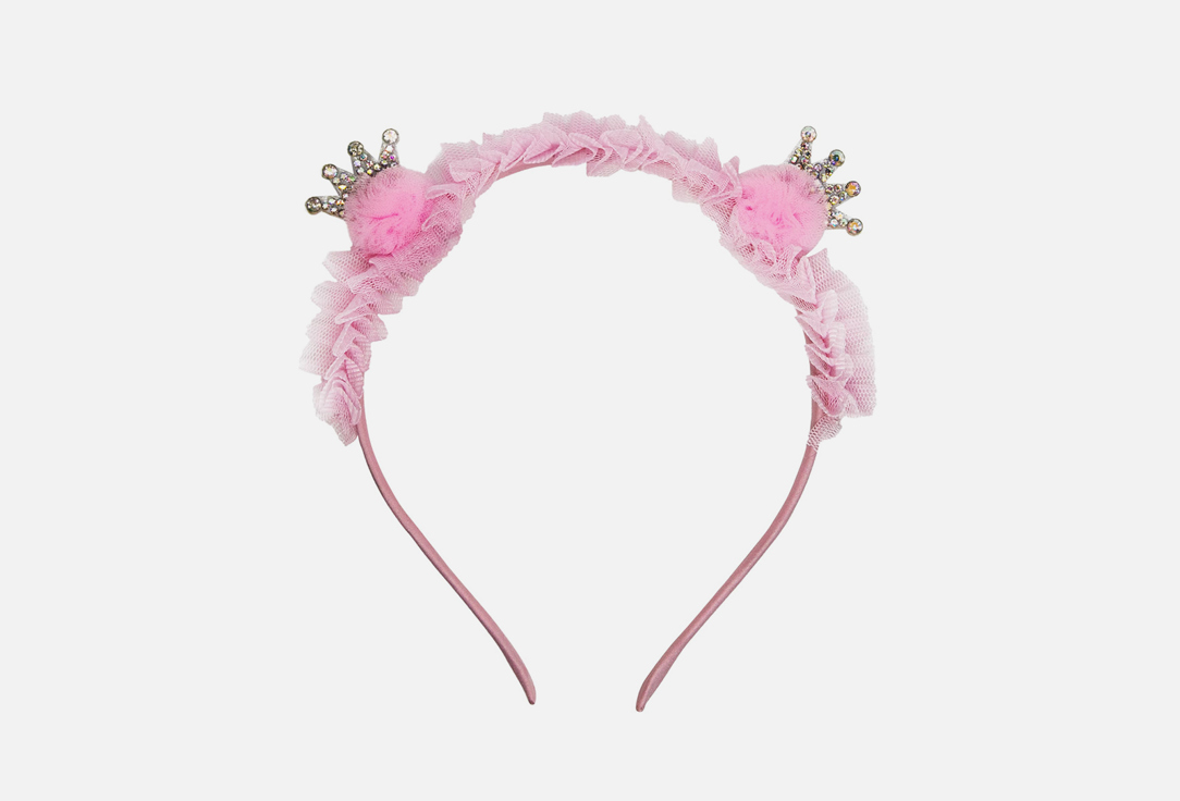 Ободок для волос B&H розовый 