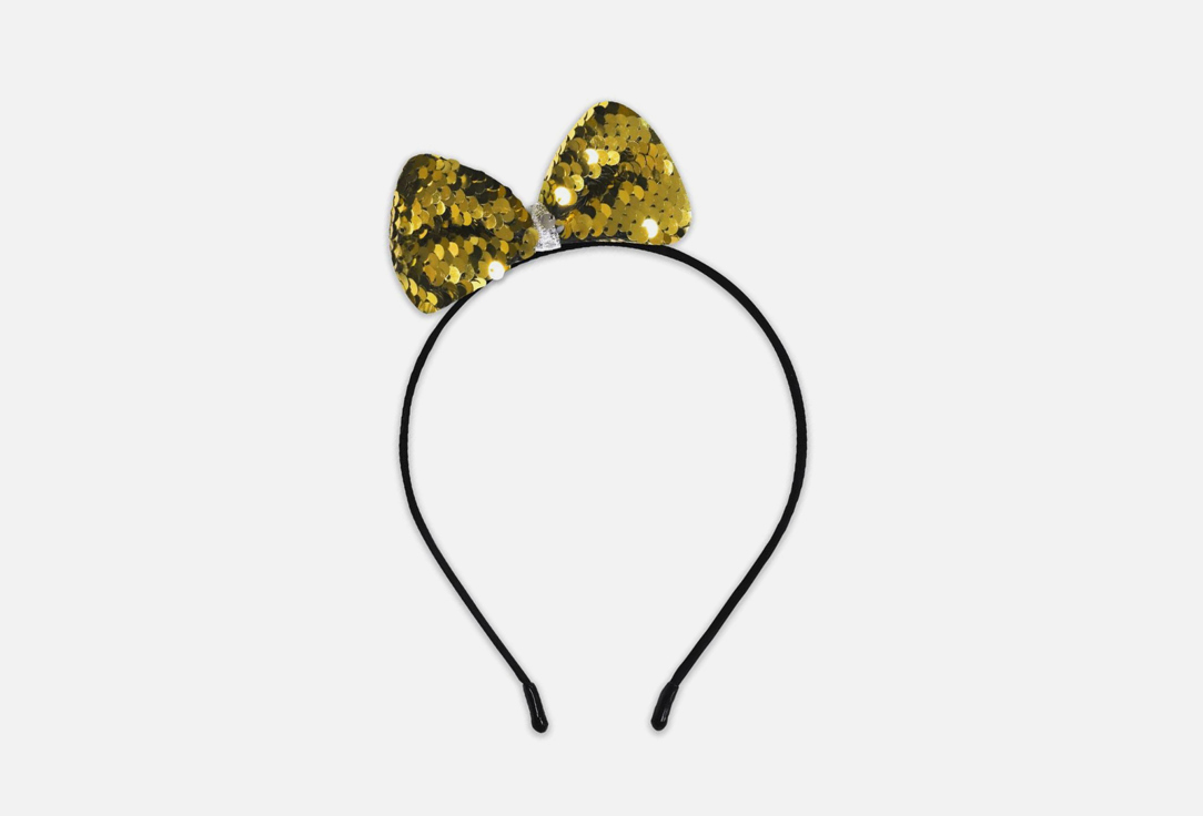 Ободок для волос B&H Золотой 1 шт карнавальный ободок корона с пайетками цвет золотой