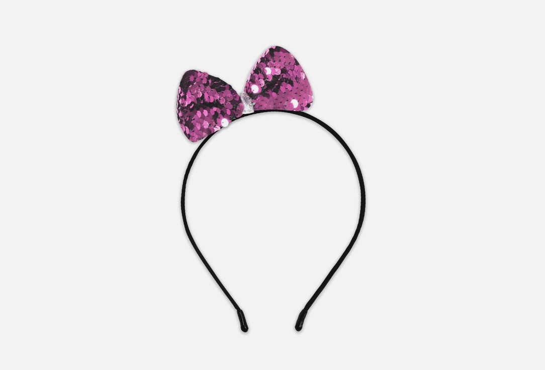 Ободок для волос B&H Нежно-розовый 1 шт карнавальный ободок корона с блестками розовый