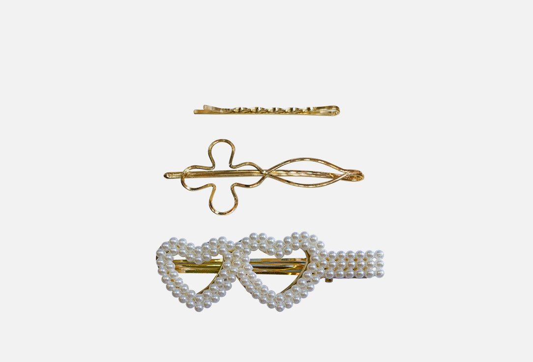 Изображение товара Набор заколок для волос B&H жемчужный