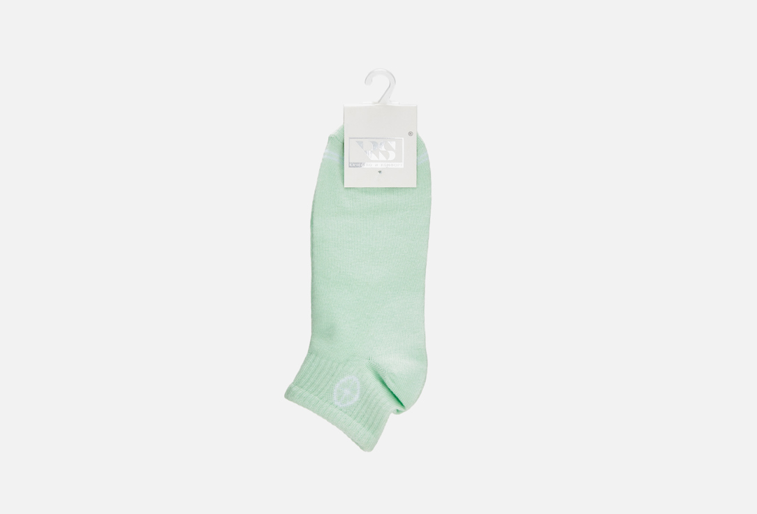 Носки укороченные R&S светло-зеленые лайм  