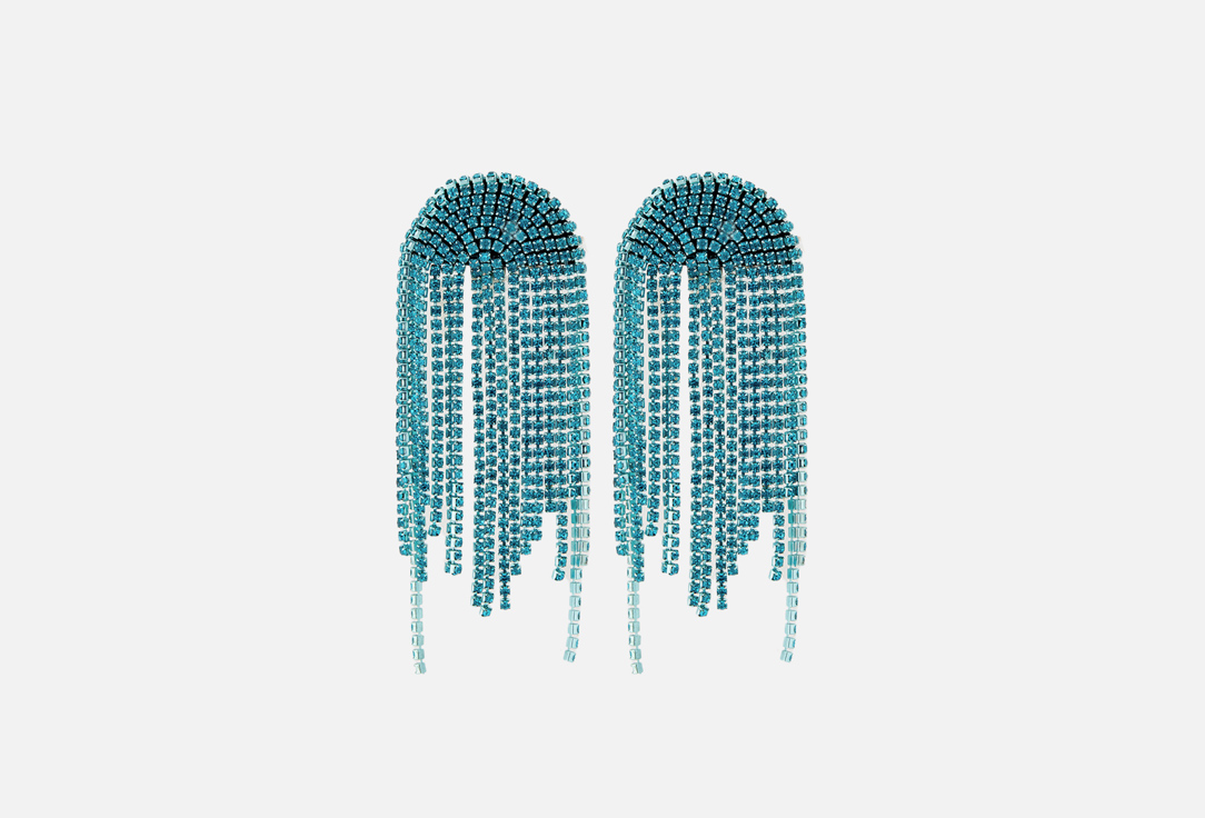 

Клипсы LA FAMILY, Короткие бирюза 2 шт