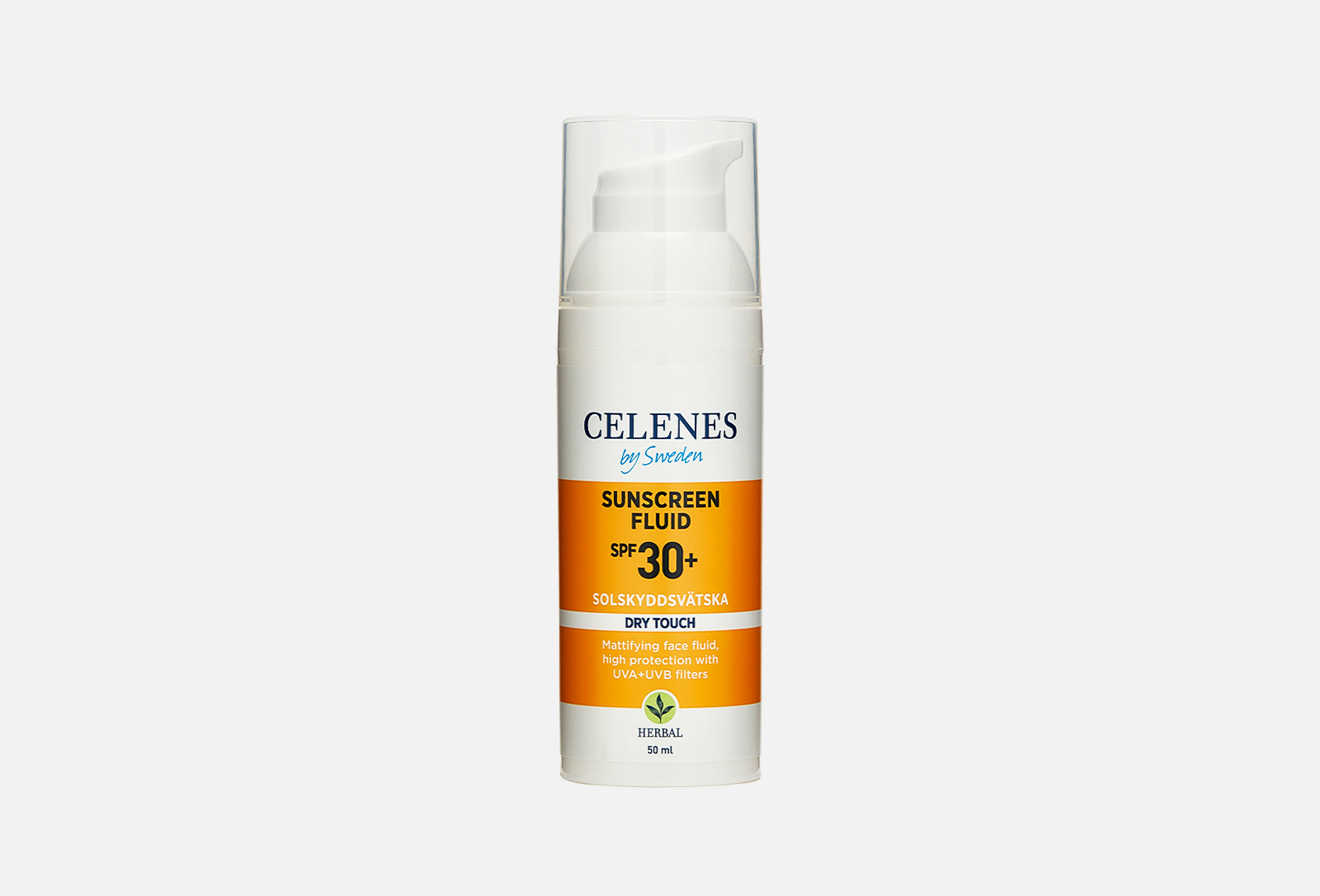 Celenes Солнцезащитный флюид для лица и шеи SPF30+ DRY TOUCH FLUID 50 ...