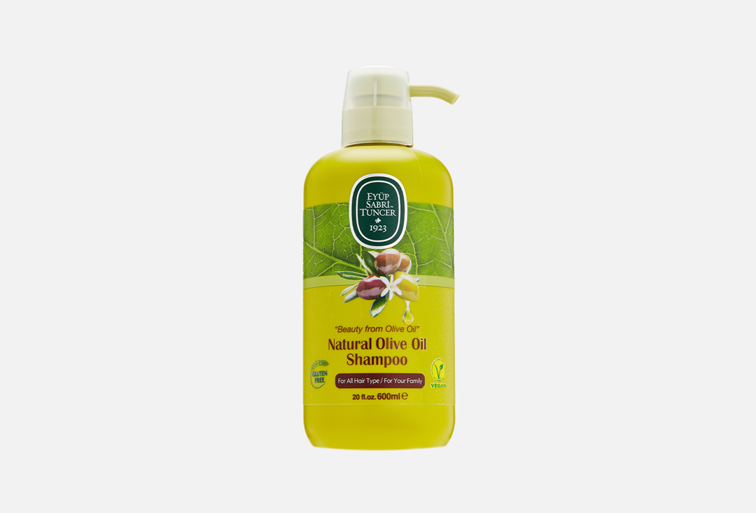 Шампунь для волос EYÜP SABRI TUNCER Natural Olive Oil 600 мл шампунь для волос eyüp sabri tuncer natural macadamia nut oil 600 мл