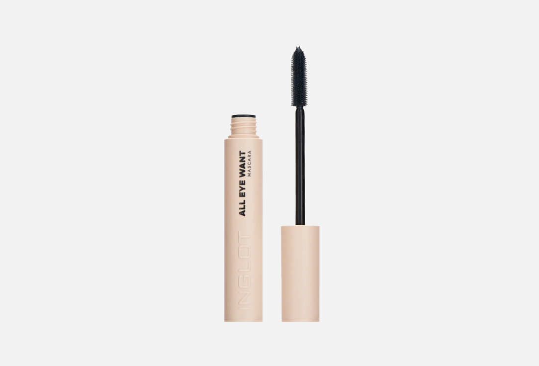 Изображение товара Тушь для ресниц Inglot All eye want mascara водостойкая объемная с эффектом накладных ресниц
