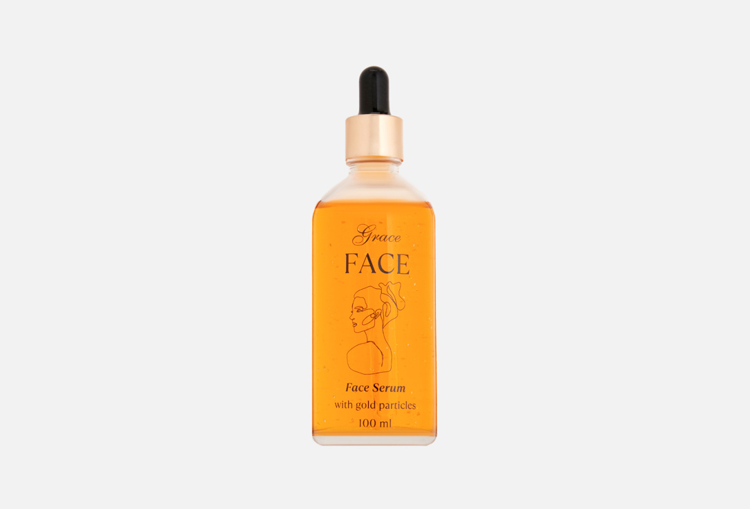 Омолаживающая лифтинг-сыворотка для лица GRACE FACE Gold Particles and Hyaluronic Acid 100 мл