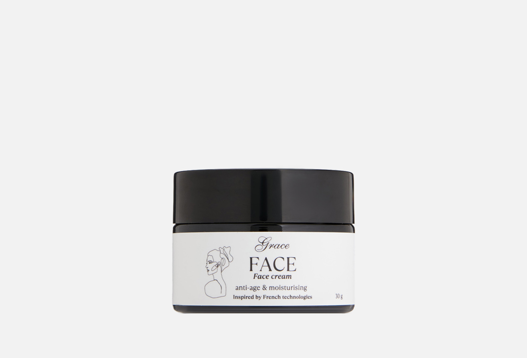 Увлажняющий крем-лифтинг для лица и шеи GRACE FACE Niacinamide and amino acids 30 г набор увлажняющих тканевых масок для лица grace face rosemary oligopeptides and niacinamide 1 шт