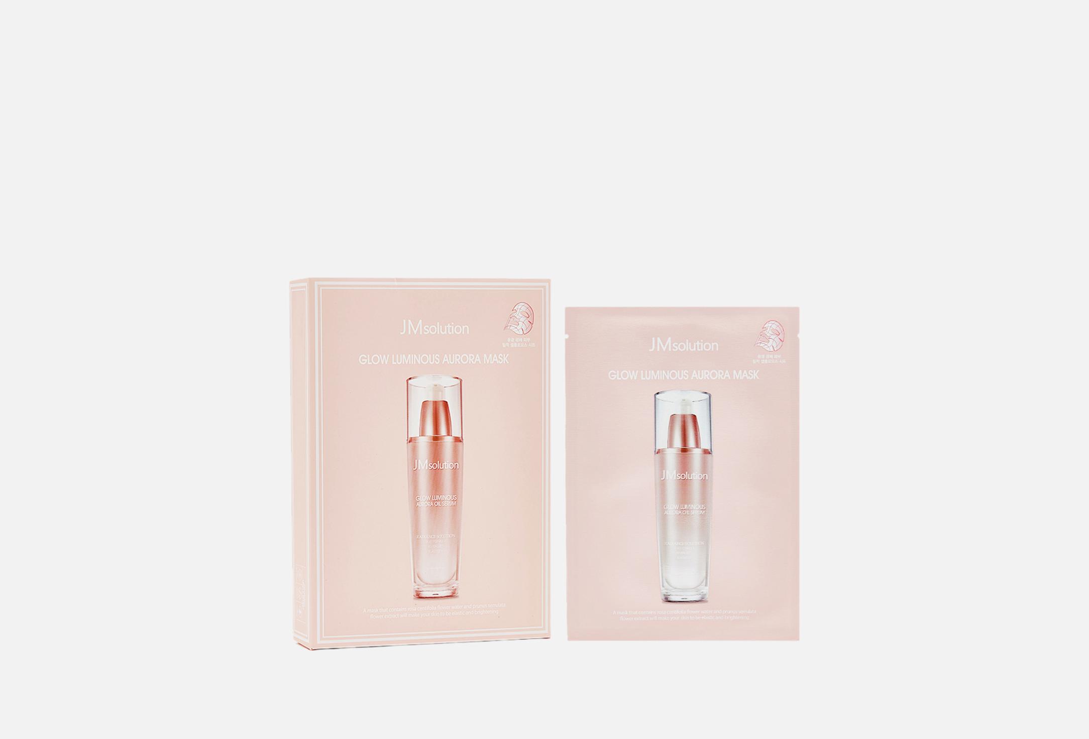 JMsolution набор Тканевых масок для лица GLOW LUMINOUS AURORA 10