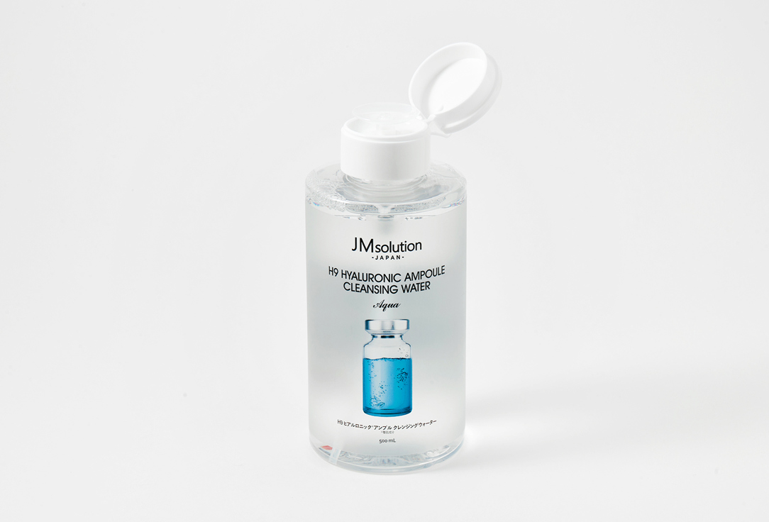 Мицеллярная вода для снятия макияжа  JMsolution H9 HYALURONIC AMPOULE CLEANSING WATER AQUA 