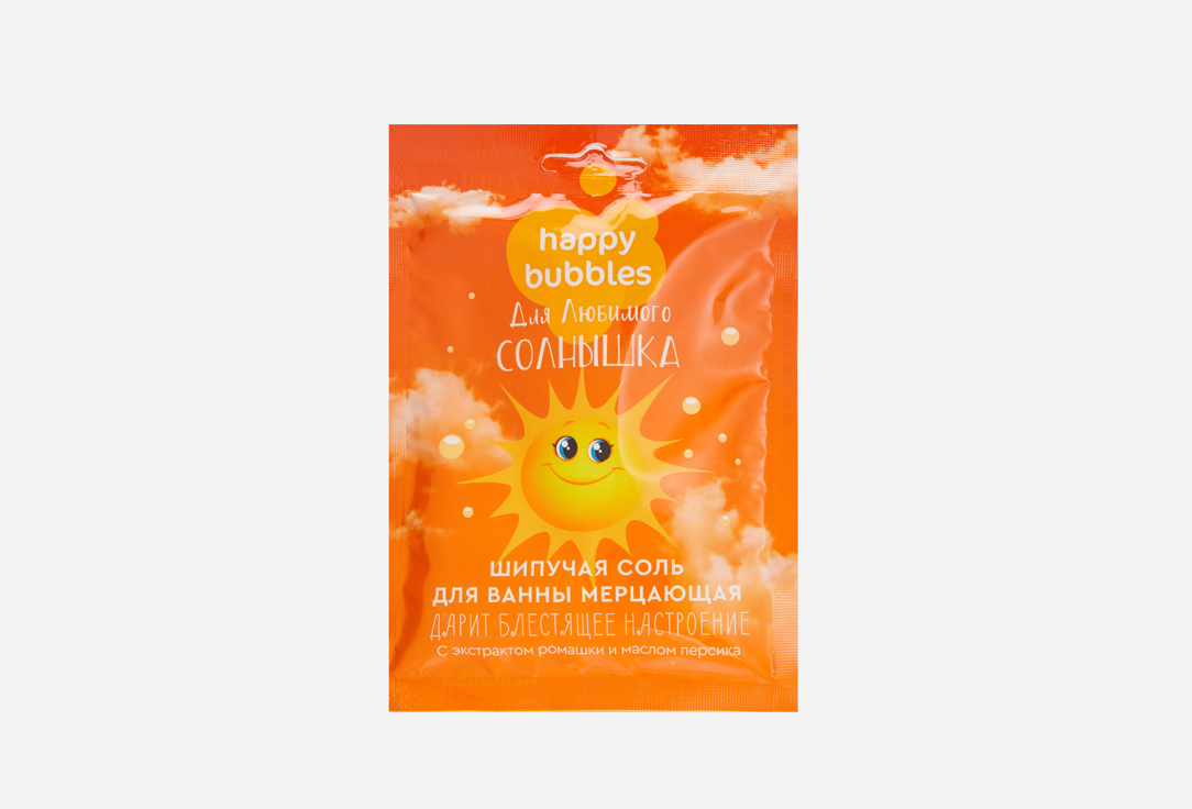 Изображение товара Шипучая соль для ванны FITO Косметик с ромашкой и маслом персика 100 г