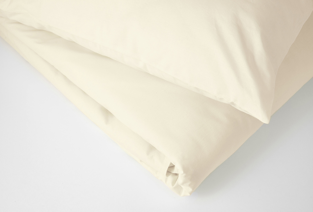 Комплект постельного белья MORФEUS Cream White, двуспальный 