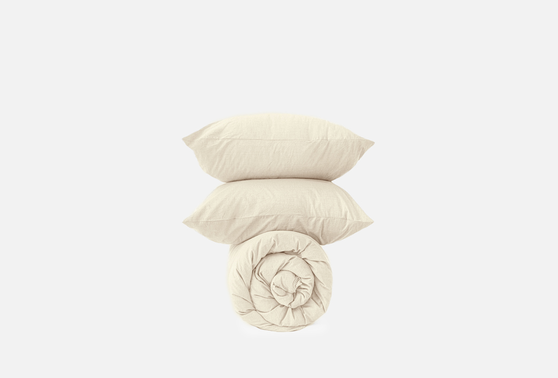 Комплект постельного белья MORФEUS Cream White двуспальный