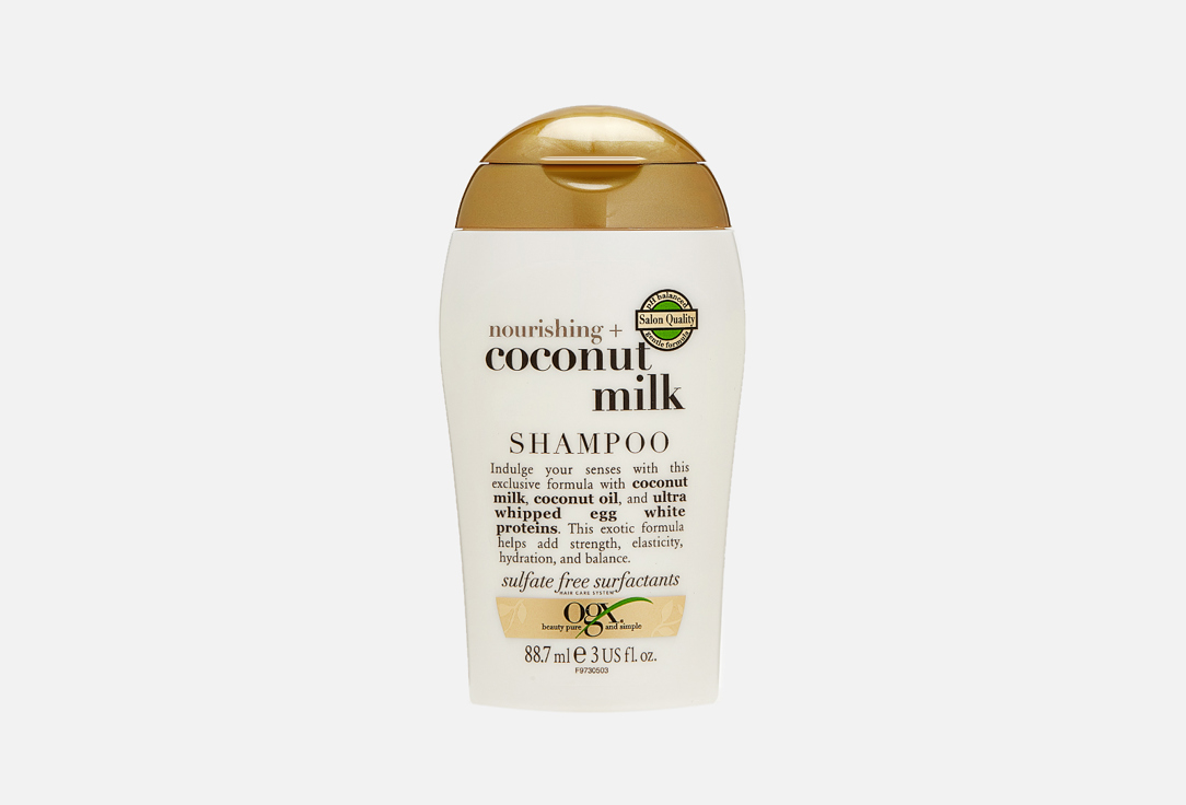 Увлажняющий шампунь для волос OGX Coconut Milk 88.7 мл шампунь экстрапитание для волос coconut milk белита 400 мл